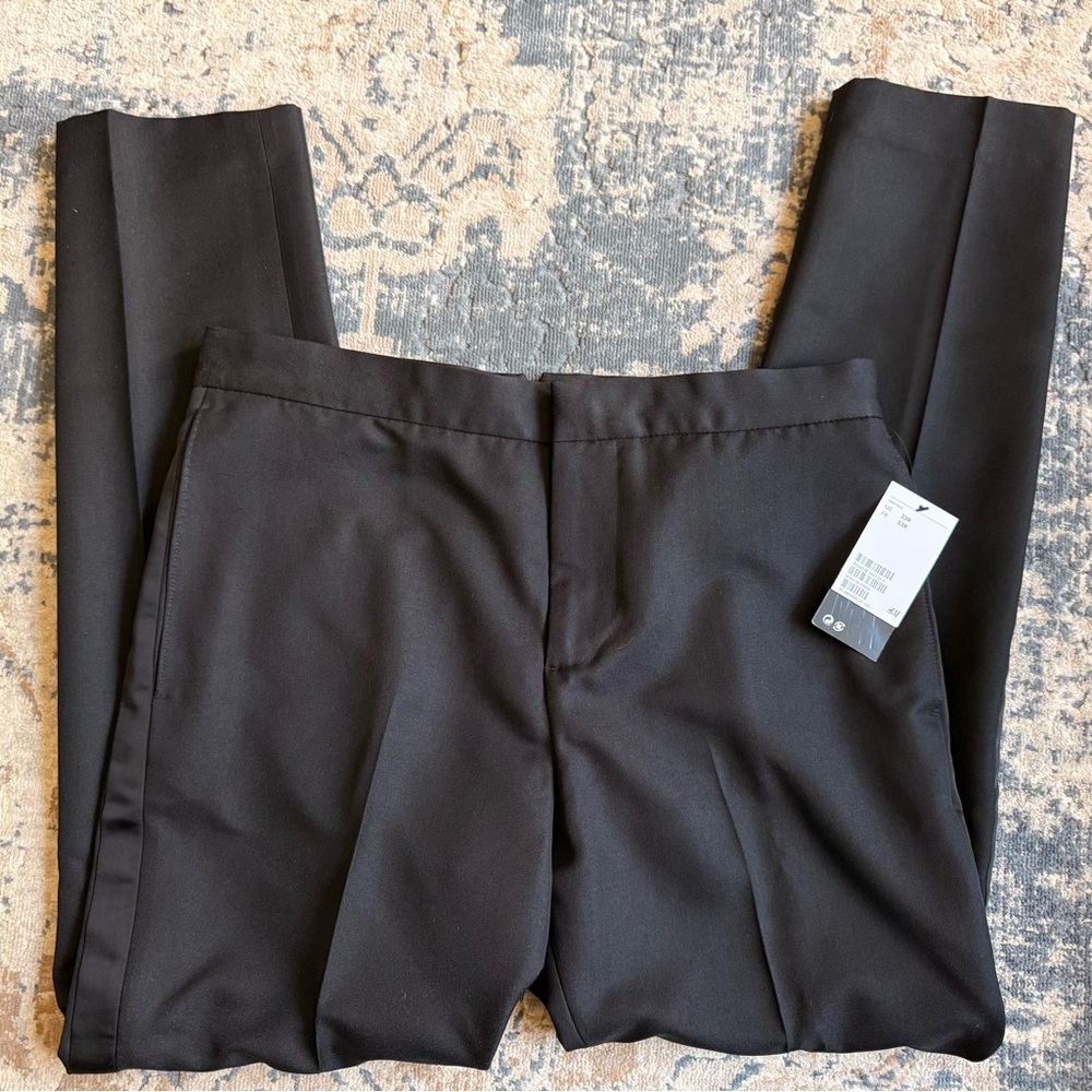 Black Tuxedo Pants - 33R Skinny